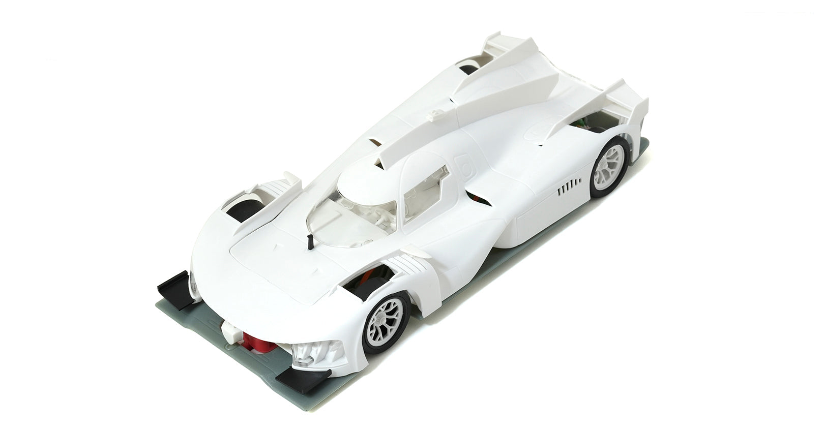 ScaleAuto - Porsche LMH Hypercar White Racing Kit Anglewinder RT4 - Análogo, escala 1/32