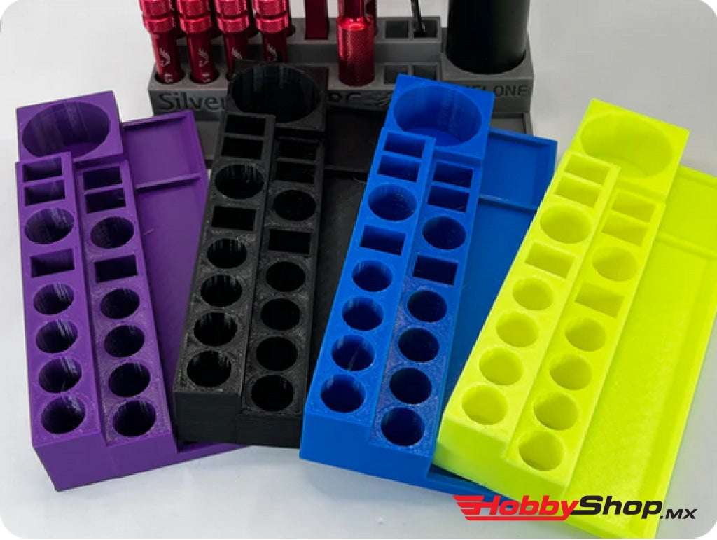 Silver Horse Rc - Master Tool Kit & Cyclone Rack Black En Existencia