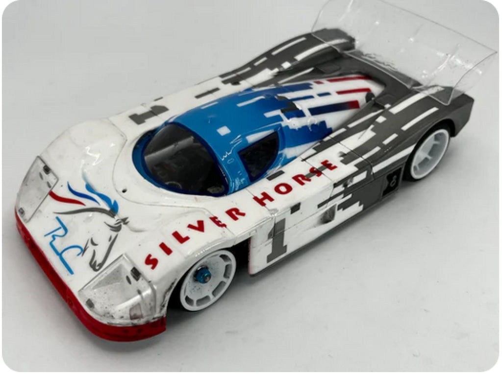 Silver Horse Rc - Sauber C9 Lexan Roof And Wing Kit En Existencia