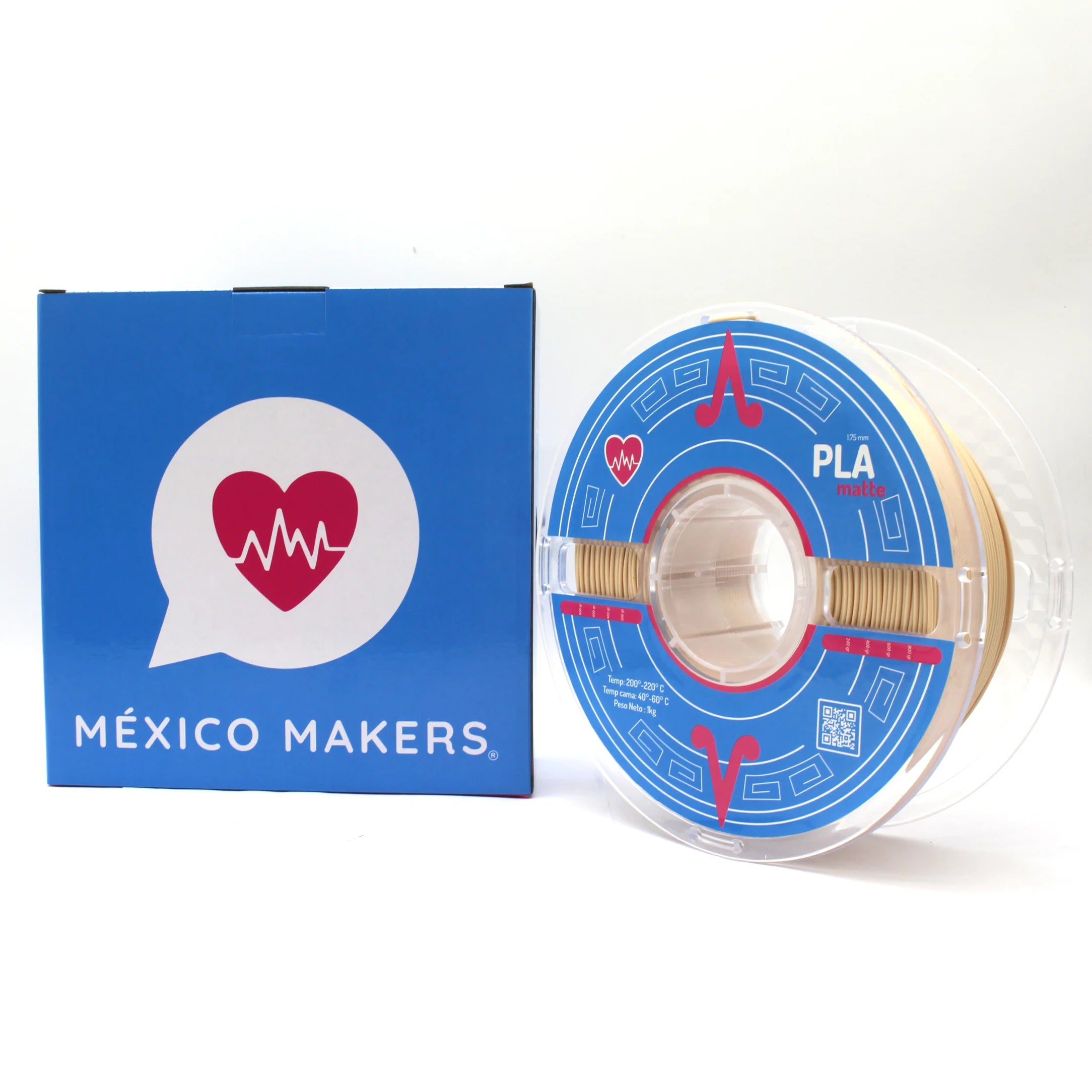 México Makers - Filamento PLA PRO Piel para Impresora 3D