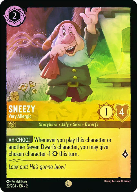 Carta And Then Along Came Zeus,Set Into the Inklands, Número de Tarjeta 222 , Color Steel, Rarity Enchanted