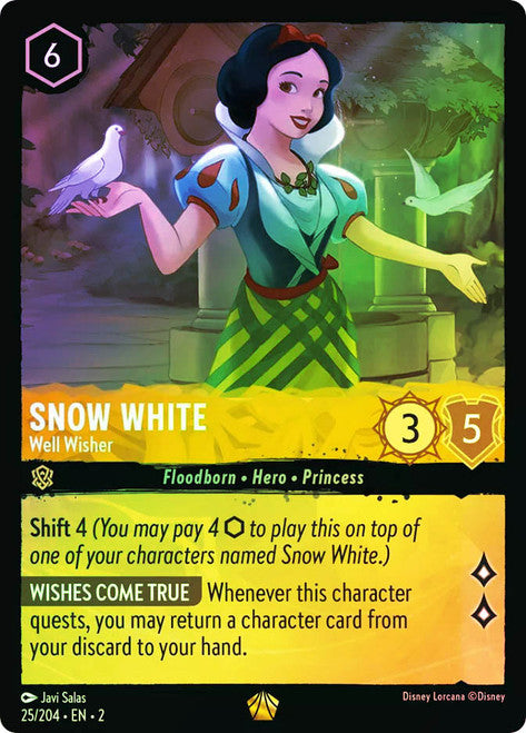 Carta Alma Madrigal - Family Matriarch,Set Ursula´s Return, Número de Tarjeta 2 , Color Amber, Rarity Rare