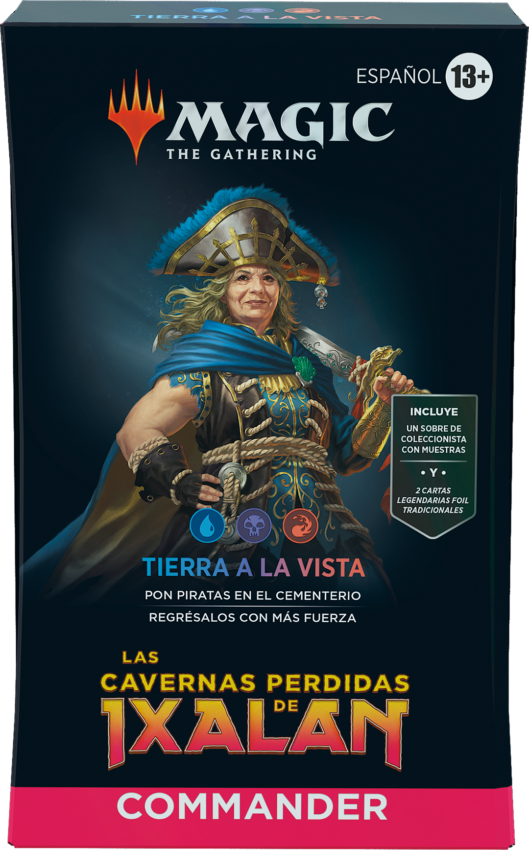 Magic MTG - Commander - Las Cavernas Perdidas de Ixalan - Tierra a la Vista (Español)