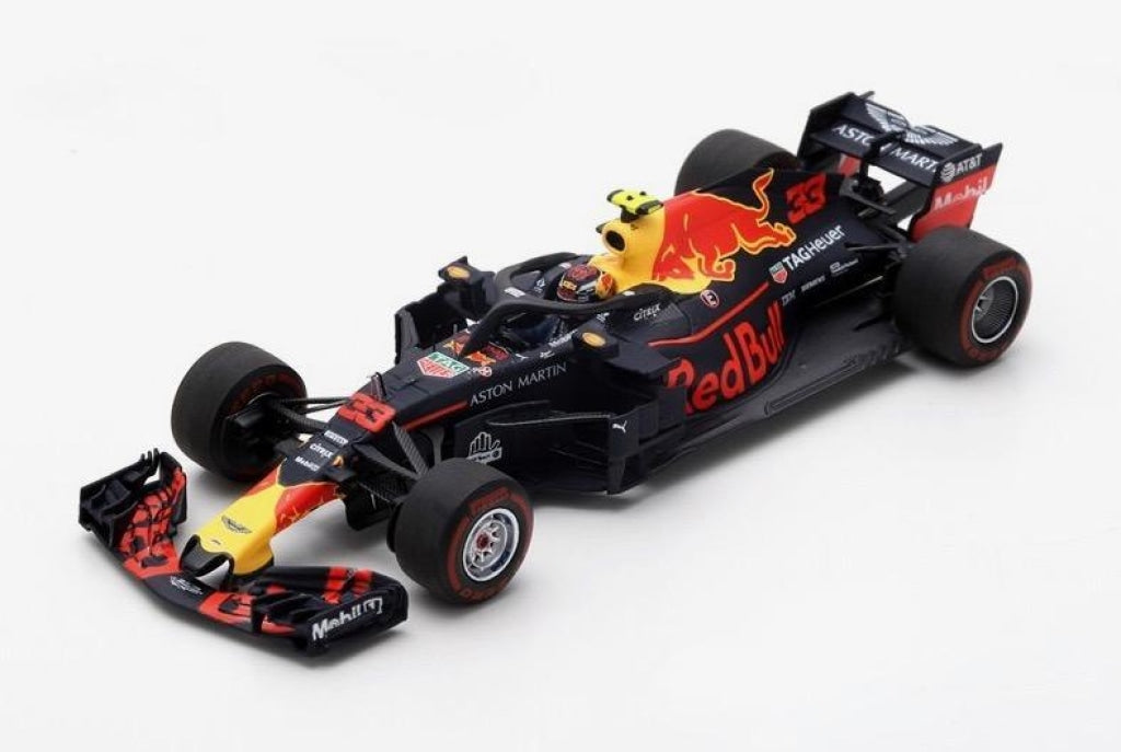 Spark - Max Verstappen Racing-Tag Heuer #33 Winner Mexican Gp 2018 Red Bull Rb14 Escala 1:18 En