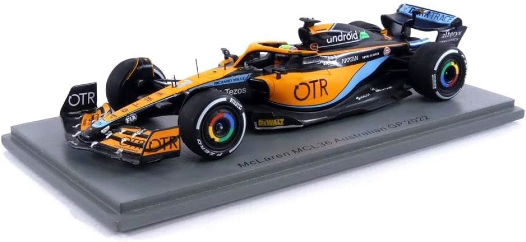 Spark - Mclaren F1 Mcl36 Mercedes Team #3 Australian Gp 2022 Daniel Ricciardo Escala 1:43 En