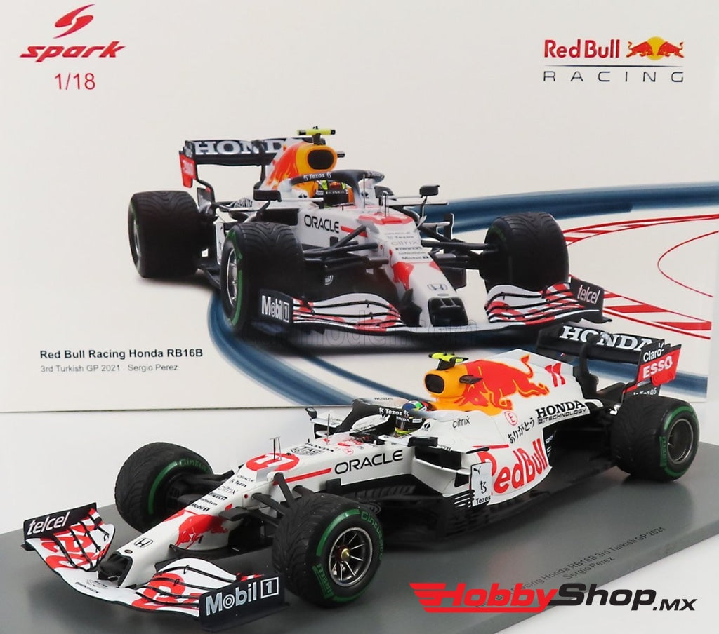 Spark - Red Bull F1 Rb16B Honda #11 3Rd Turkish Gp 2021 Sergio Pérez Escala 1:18 En Existencia