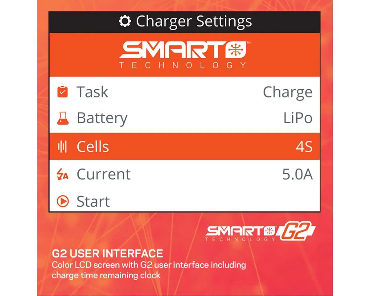 Spektrum RC - RC S155 G2 AC Smart Charger (2-4S / 5A / 55W)