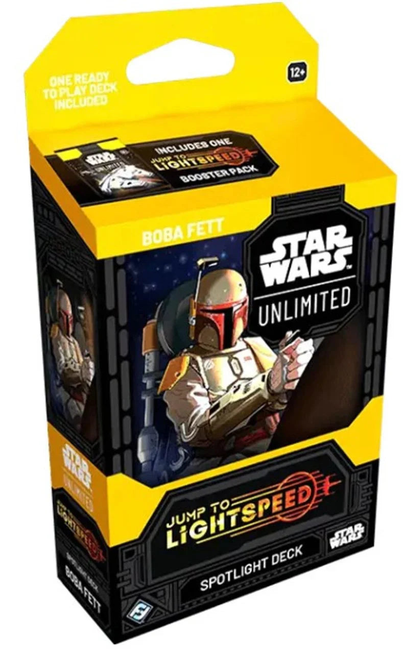 Star Wars Unlimited - SWU: Jump to Lightspeed: Spotlight Deck - Boba Fett (Ingles)
