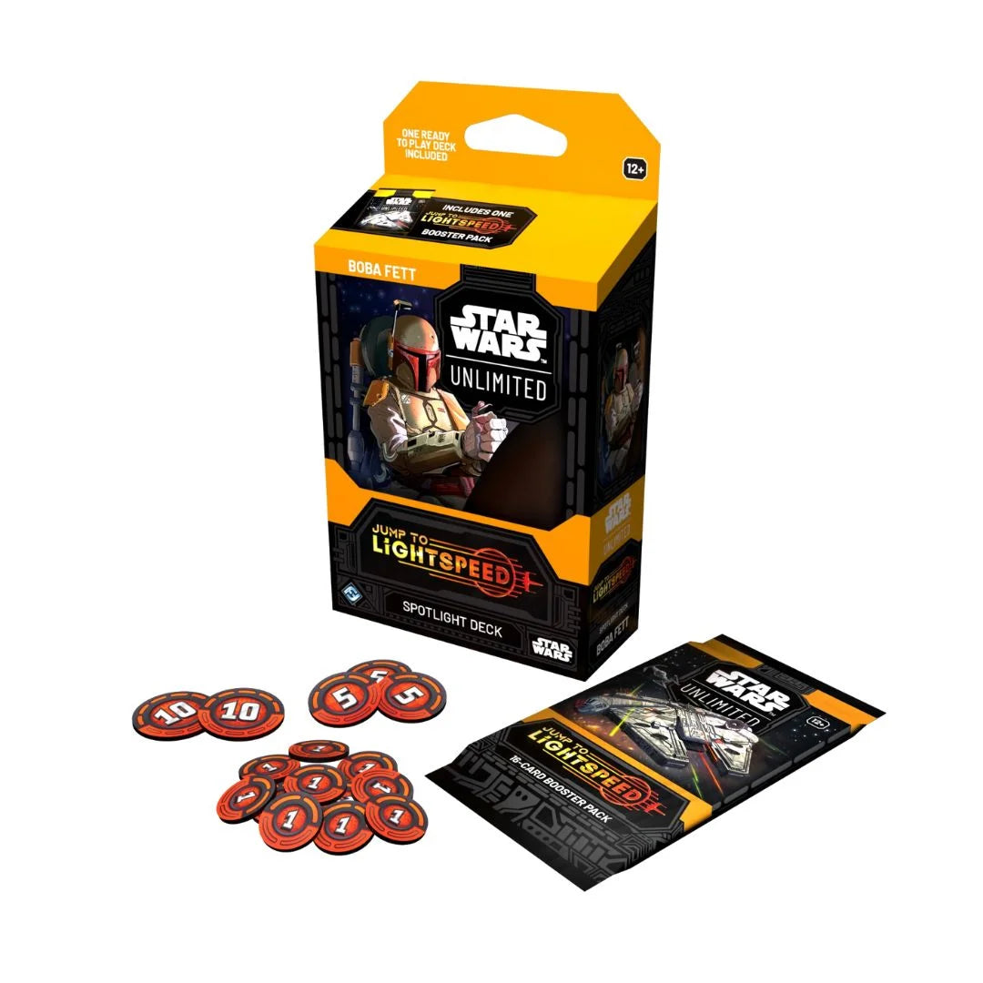 Star Wars Unlimited - SWU: Jump to Lightspeed: Spotlight Deck - Boba Fett (Ingles)