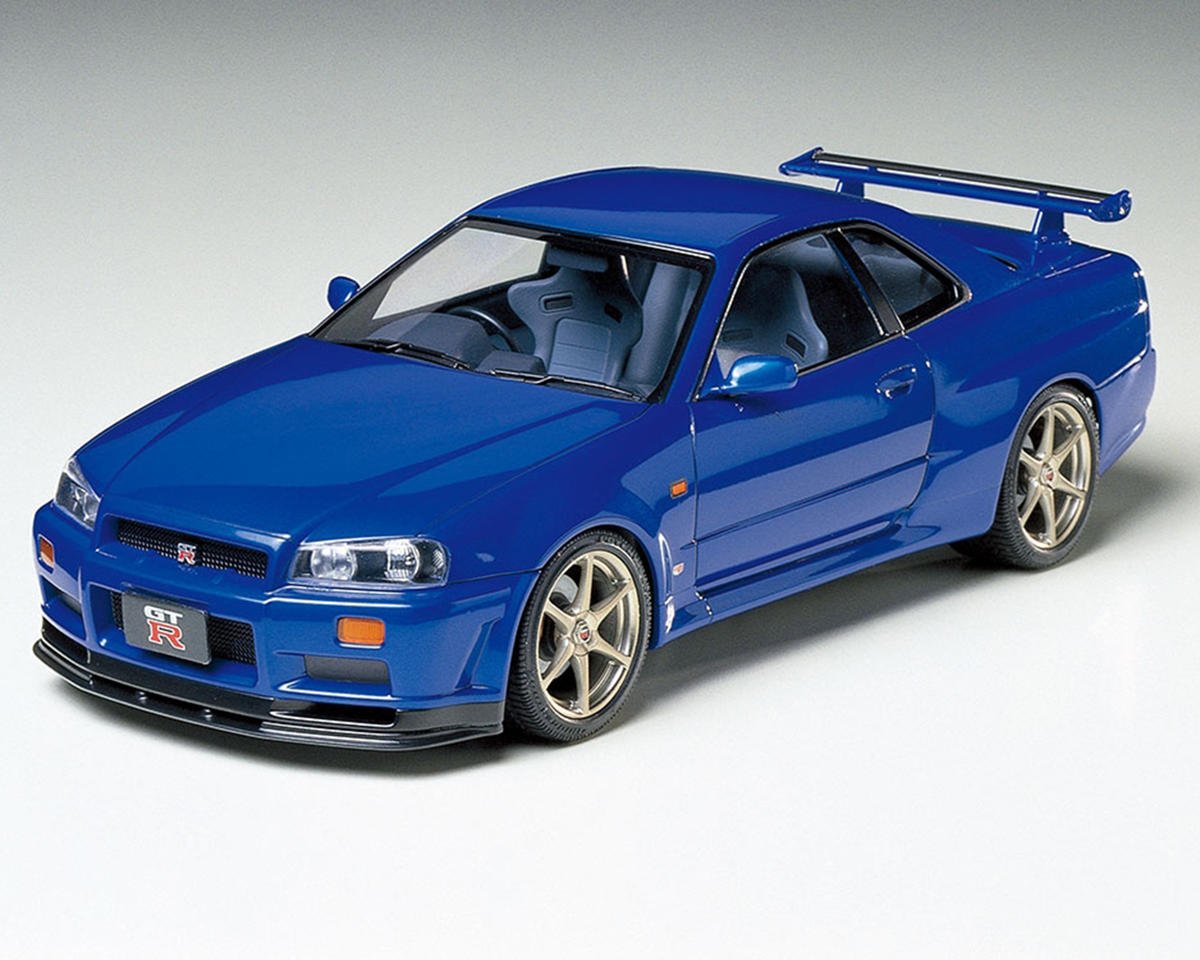 Tamiya - 1/24 Nissan Skyline GT-R V-spec (R34) Plastic Model Kit