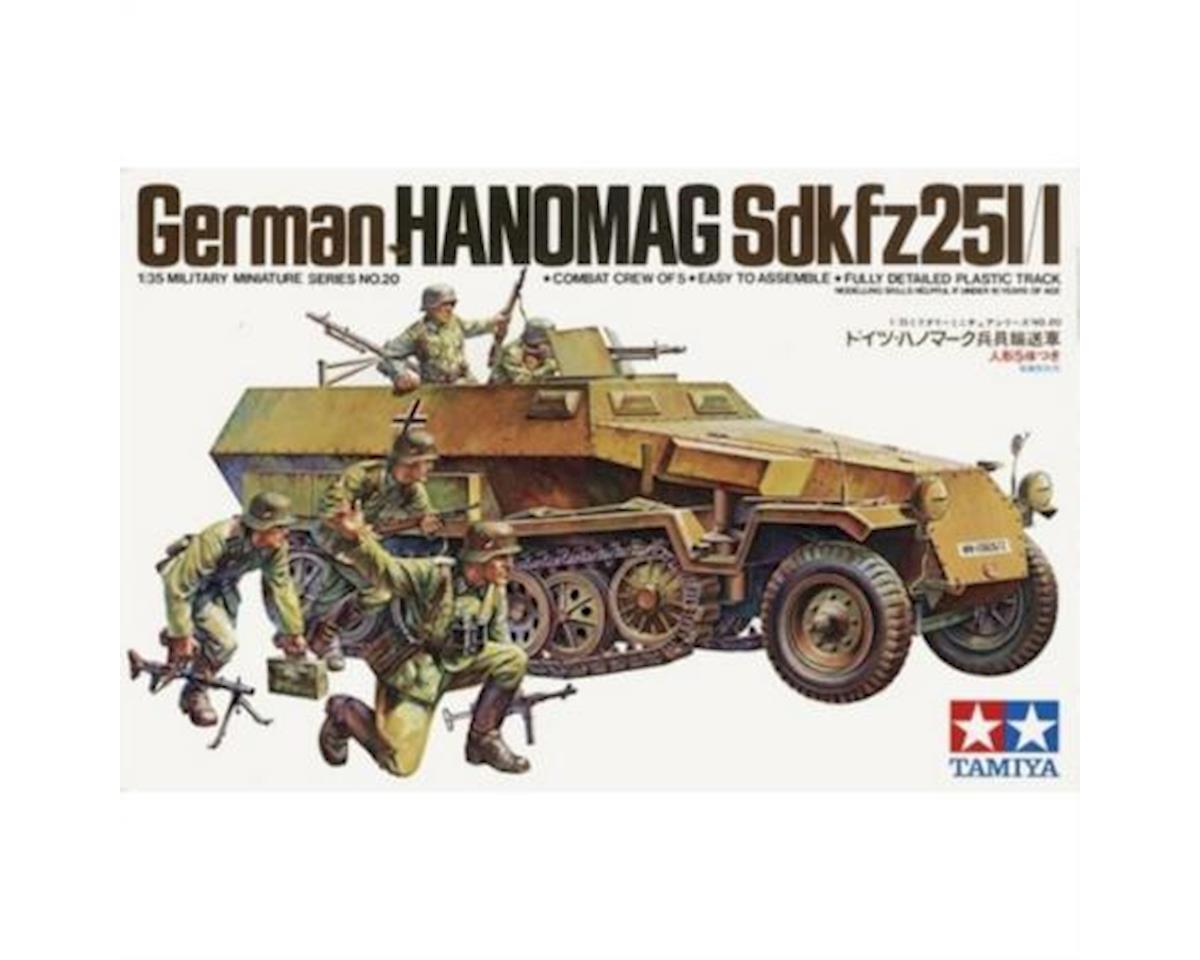 Tamiya - 1/35 German Hanomag Sdkfz 251/1 Plastic Model Kit