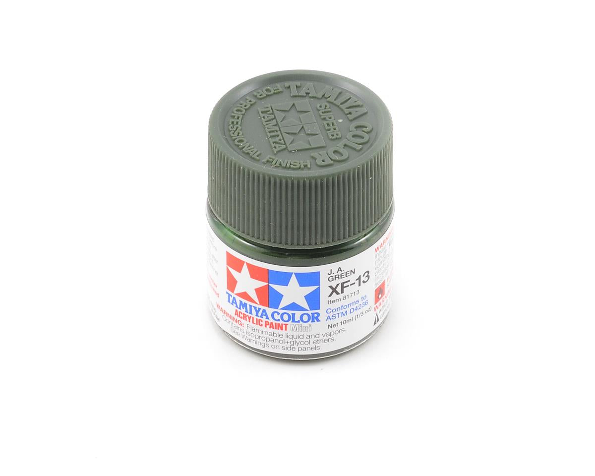 Tamiya - Acrylic Mini XF-13 J.A. Green Paint, 10ml Bottle