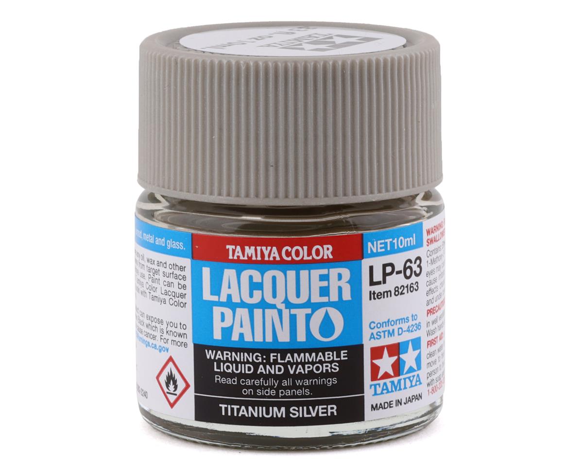 Tamiya - Lacquer Paint LP-63 Titanium Silver Paint 10ml Bottle