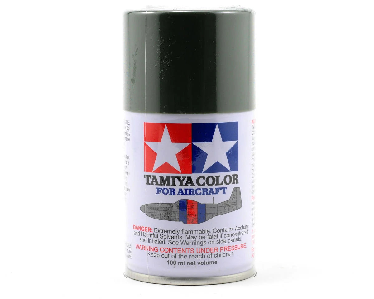 Tamiya - AS-14 Olive Green USAF Spray Paint, 100ml Aerosol Can