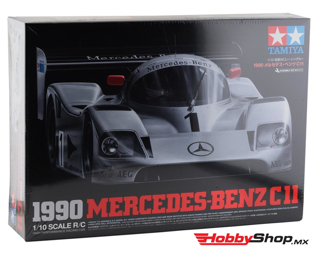 Tamiya - 1/10 Rc 1990 Mercedes-Benz C11 Kit En Existencia