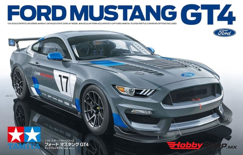 Tamiya - 1/24 Ford Mustang Gt4 Plastic Model Kit Sobrepedido