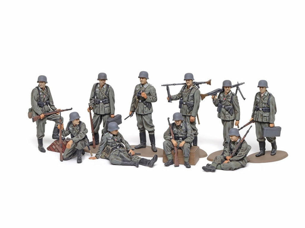 Tamiya - 1/48 Wwii Wehrmacht Infantry Set Plastic Model Kit En Existencia