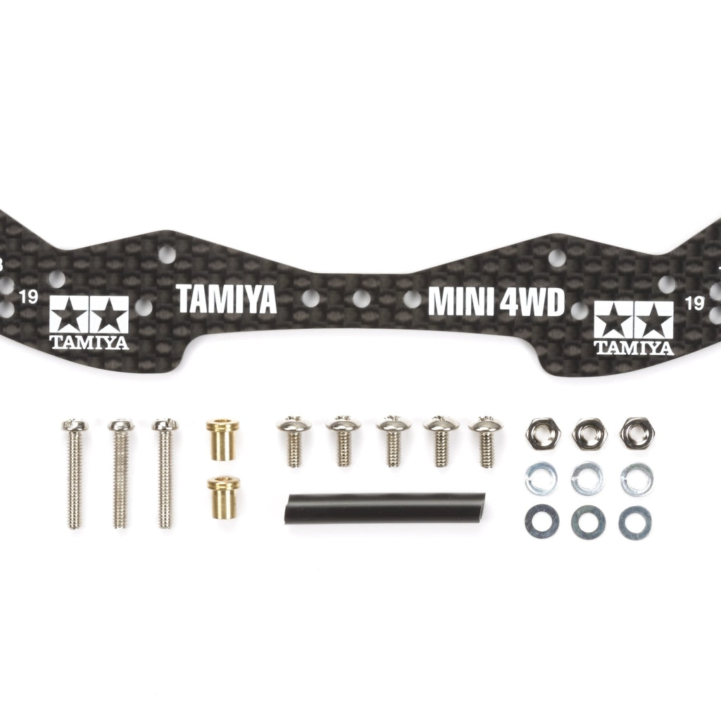 Tamiya - Jr Hg Carbon Wide Front Plate 1.5Mm En Existencia