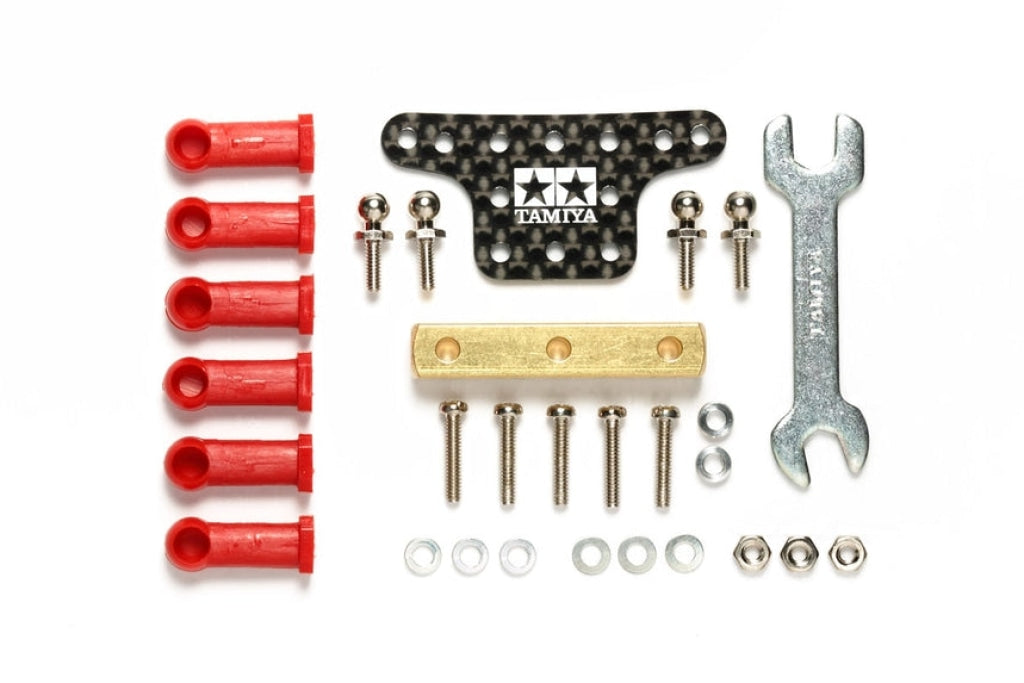 Tamiya - Jr Hg Mass Damper Set With Ball Connectors (Block Weight / Carbon Plate) En Existencia
