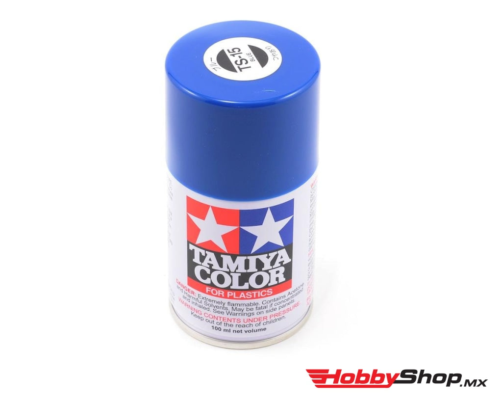 Tamiya - Lacquer Spray Paint Ts-15 Blue 100Ml Can En Existencia