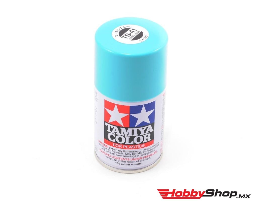 Tamiya - Lacquer Spray Paint Ts-41 Coral Blue 100Ml Can En Existencia
