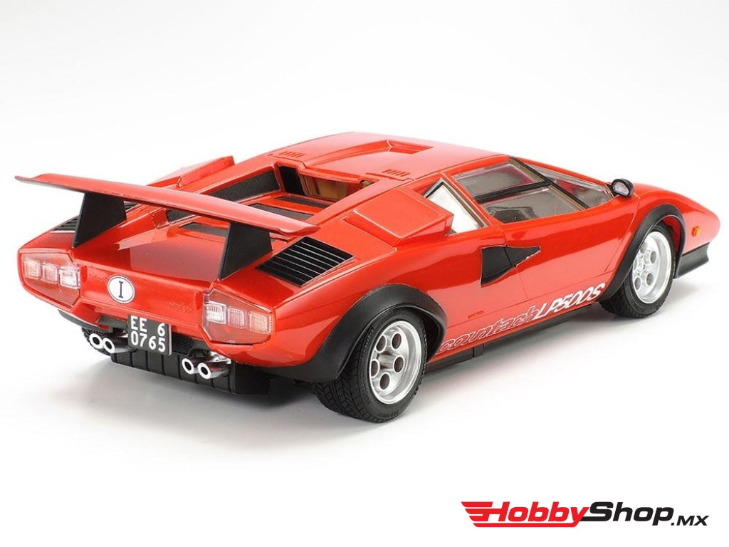 Tamiya - Lamborghini Countach Lp500S 1/24 Plastic Model Kit W/ Red Body En Existencia
