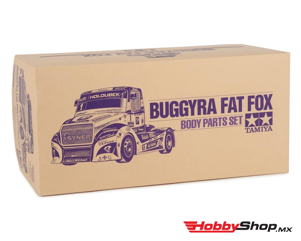 Tamiya - Rc Clear Body Set For Buggyra Fat Fox Racing Truck En Existencia
