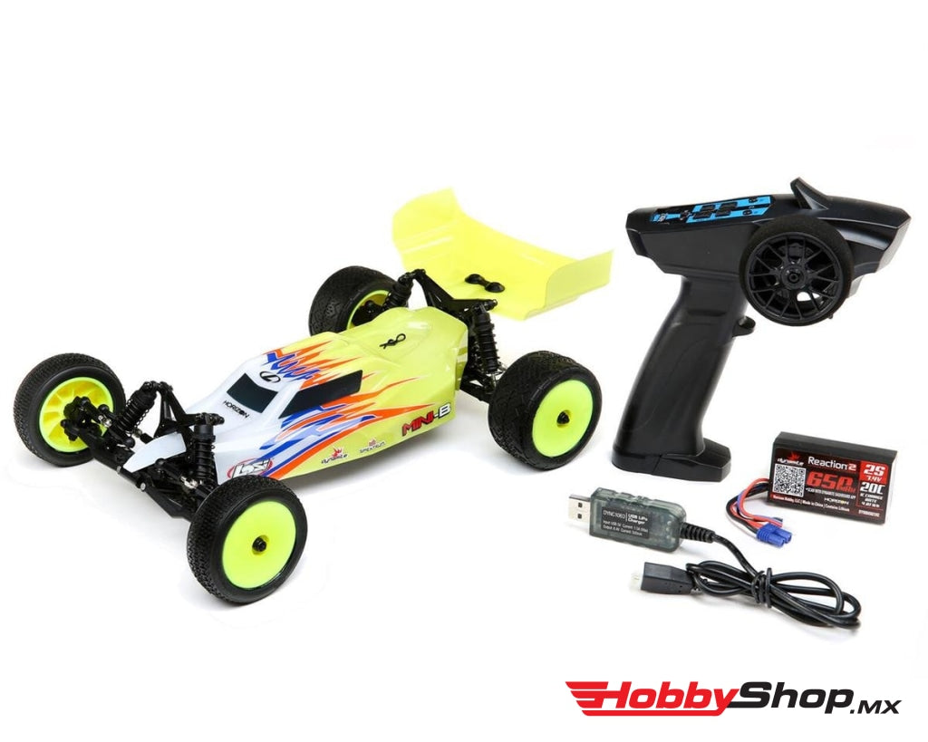 Team Losi - 1/16 Mini-B 2Wd Buggy Brushed Rtr Yellow/white En Existencia