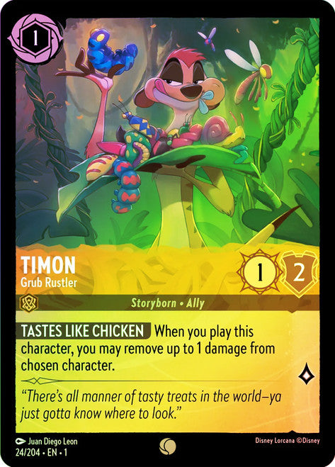 Carta Lucky - The 15th Puppy,Set Into the Inklands, Número de Tarjeta 8 , Color Amber, Rarity Rare