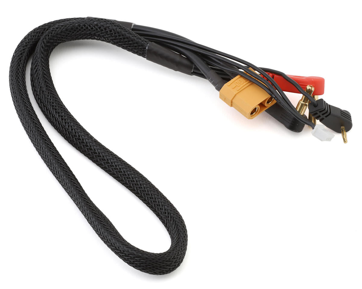 TQ Wire - XT90 2S Charge Cable w/4mm & 5mm Bullet Connector (2') (iCharger/iSDT)