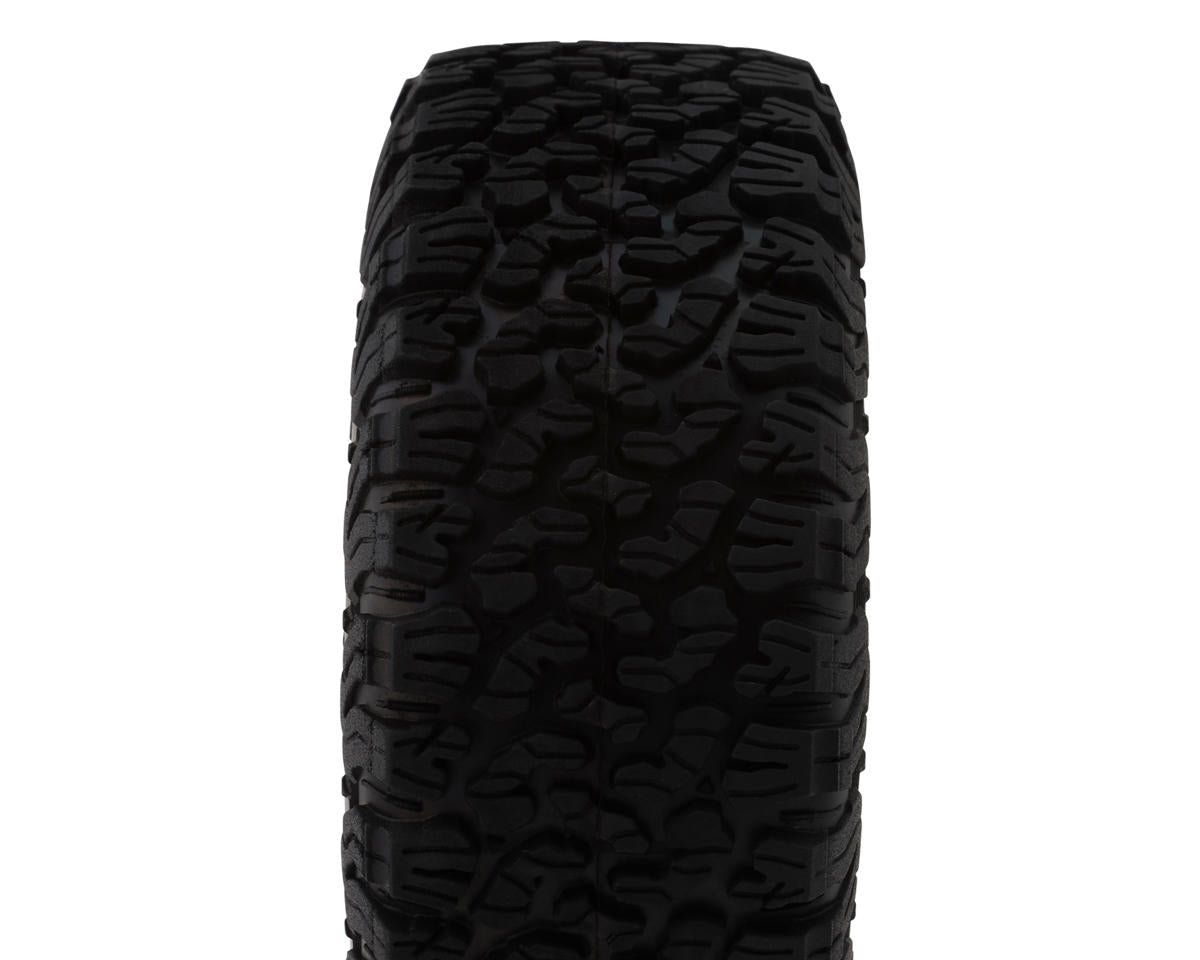 Traxxas - Ford Raptor R All-Terrain T/A KO2 Pre-Mounted Rear Tires by BFGoodrich (Black Chrome) (2) w/12mm Hex