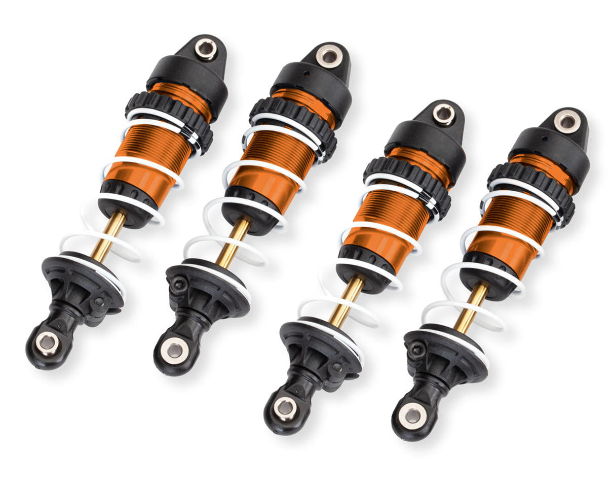Traxxas - Mini Maxx® GTR PTFE Aluminum Long Shocks (Orange) (4)