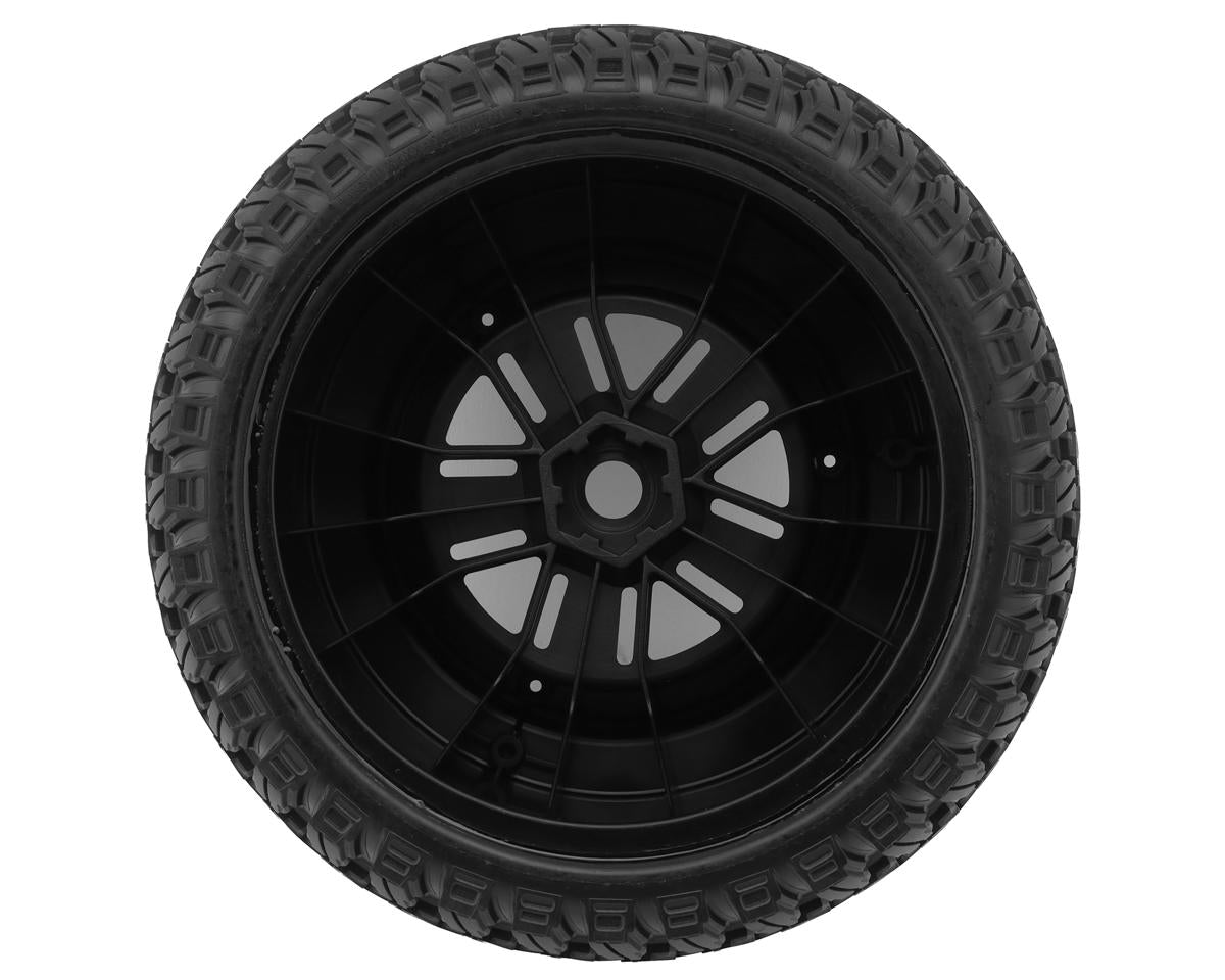 Traxxas - Gravix Rear Pre-Mounted Tires w/Funco Wheels (Black) (2)