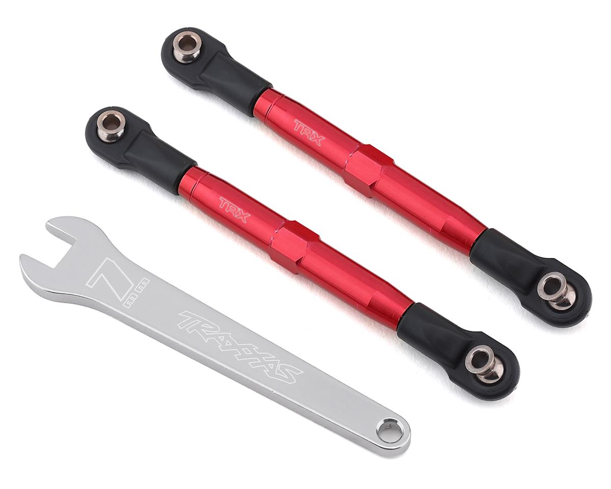 Traxxas - Aluminum 49mm Camber Link Turnbuckle (Red) (2)