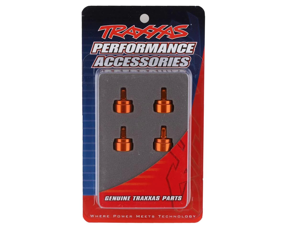Traxxas - Aluminum Ultra Shock Cap (Orange) (4)