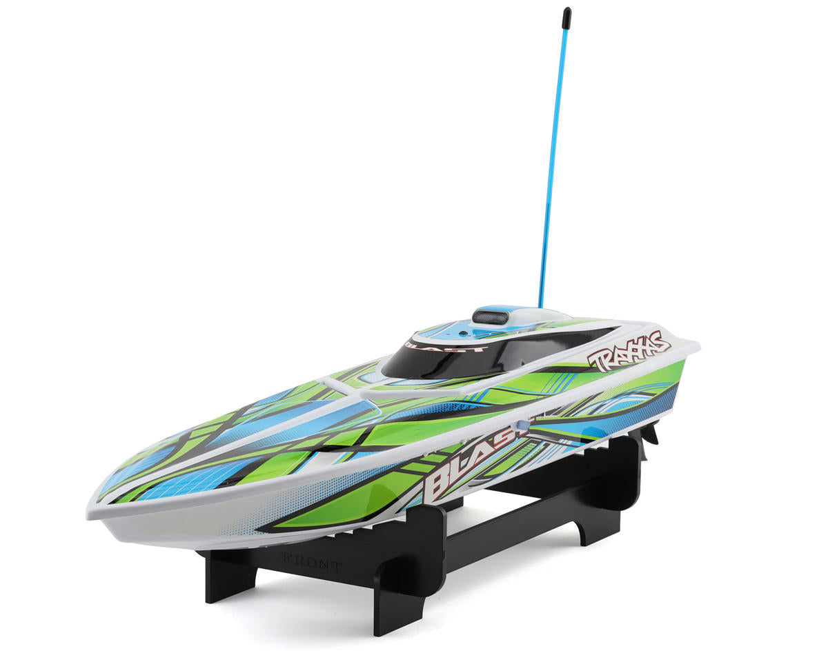 Traxxas - Blast High Performance Race Boat - Battery & DC Charger, Verde