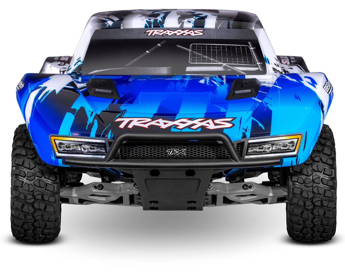 Traxxas - Slash VX3 1/10 RTR 2WD Brushless Short Course Truck w/VX3 ESC, TQi™ Sport 2.4GHz Radio & TSM®, Azul