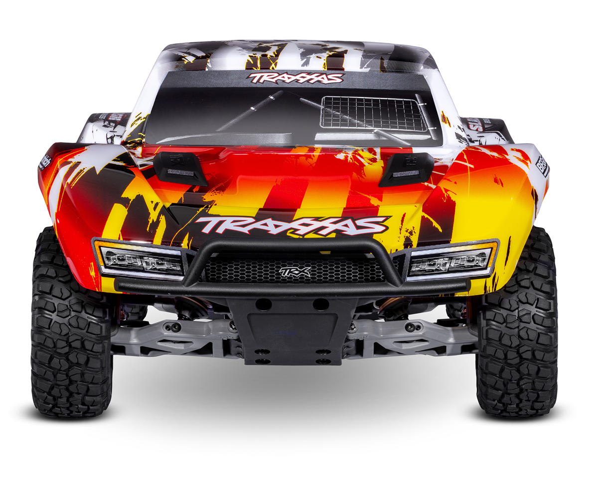 Traxxas - Slash VX3 1/10 RTR 2WD Brushless Short Course Truck w/VX3 ESC, TQi™ Sport 2.4GHz Radio & TSM®, Roja