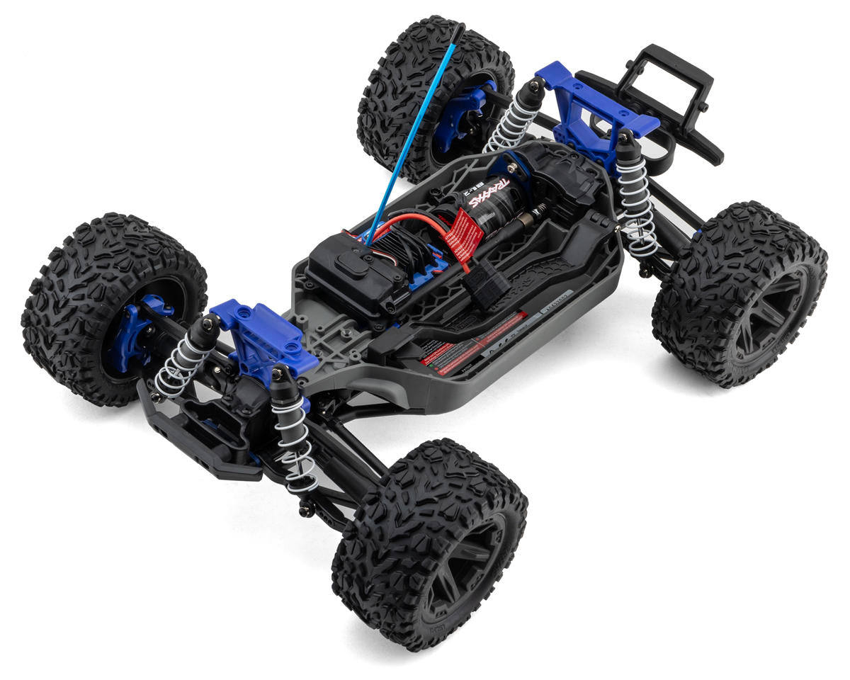 Traxxas - Rustler 1/10 4X4 Brushless RTR Stadium Truck w/BL-2S ESC, TQ 2.4GHz Radio, Roja