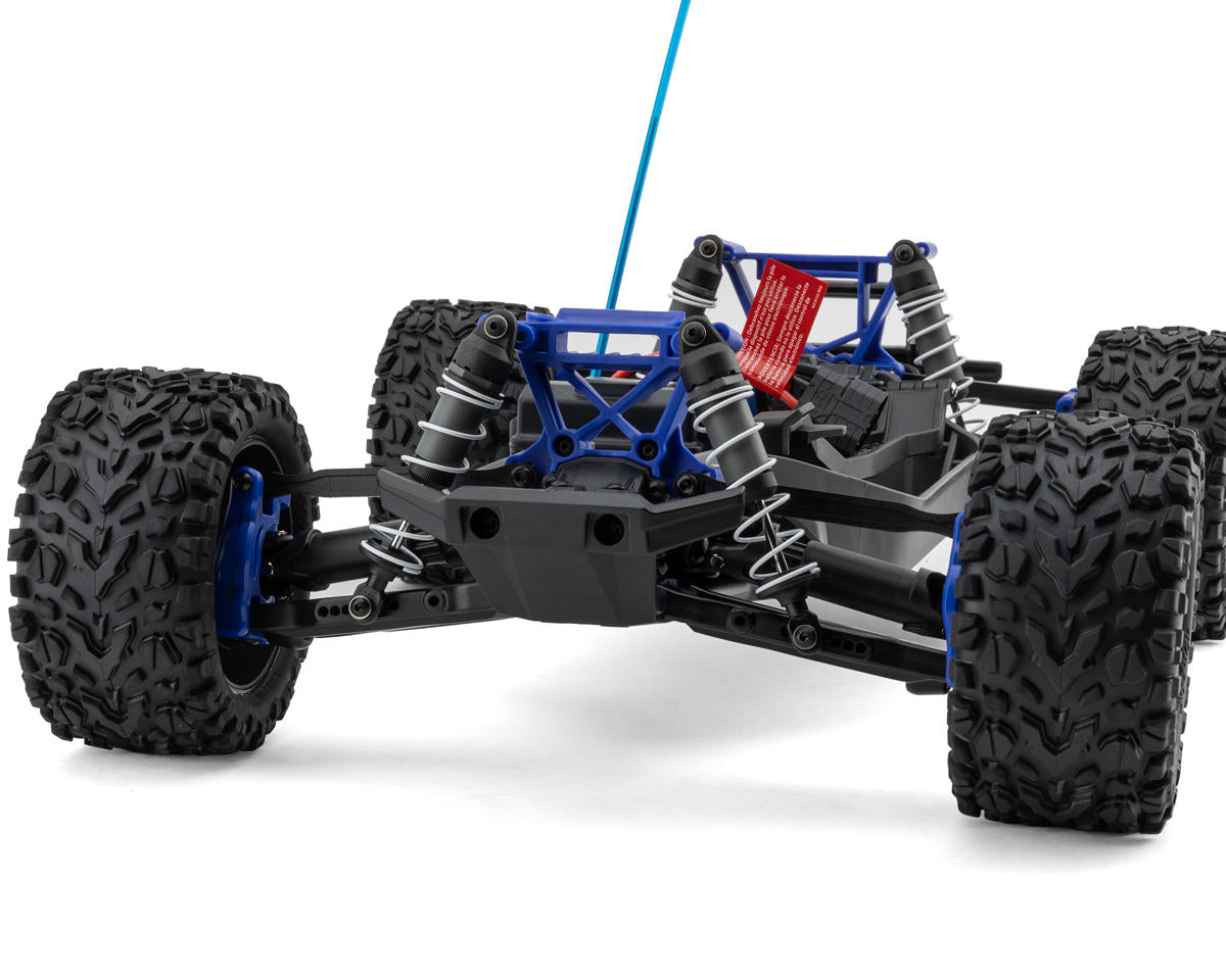 Traxxas - Rustler 1/10 4X4 Brushless RTR Stadium Truck w/BL-2S ESC, TQ 2.4GHz Radio, Roja