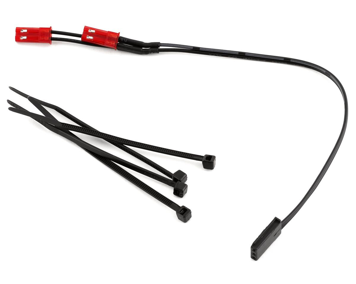 Traxxas - LED light set, complete (includes front and rear bumpers with LED light bar, rear LED harness, & BEC Y-harness) (fits 4WD Rustler®)