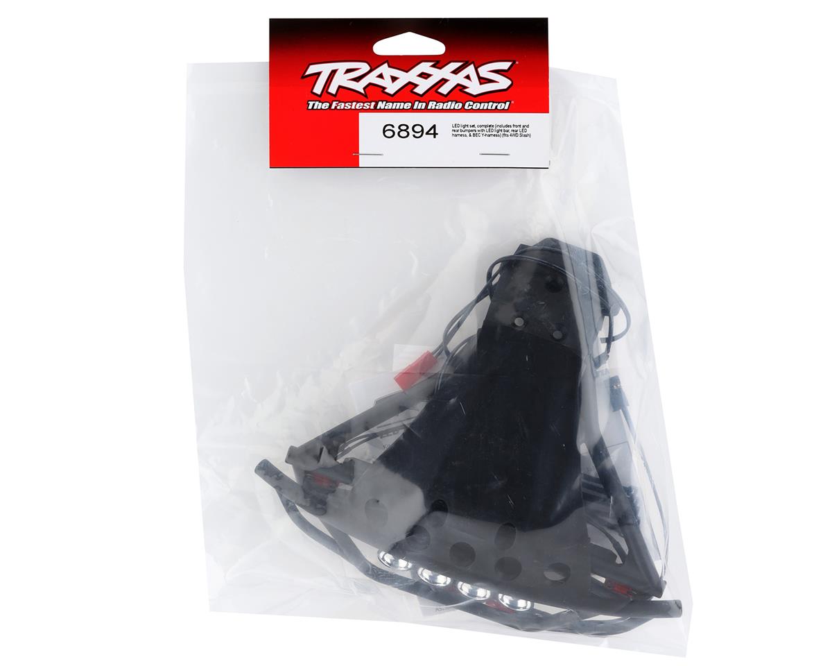Traxxas - Slash 4x4 LED Light Kit w/Front & Rear Bumpers