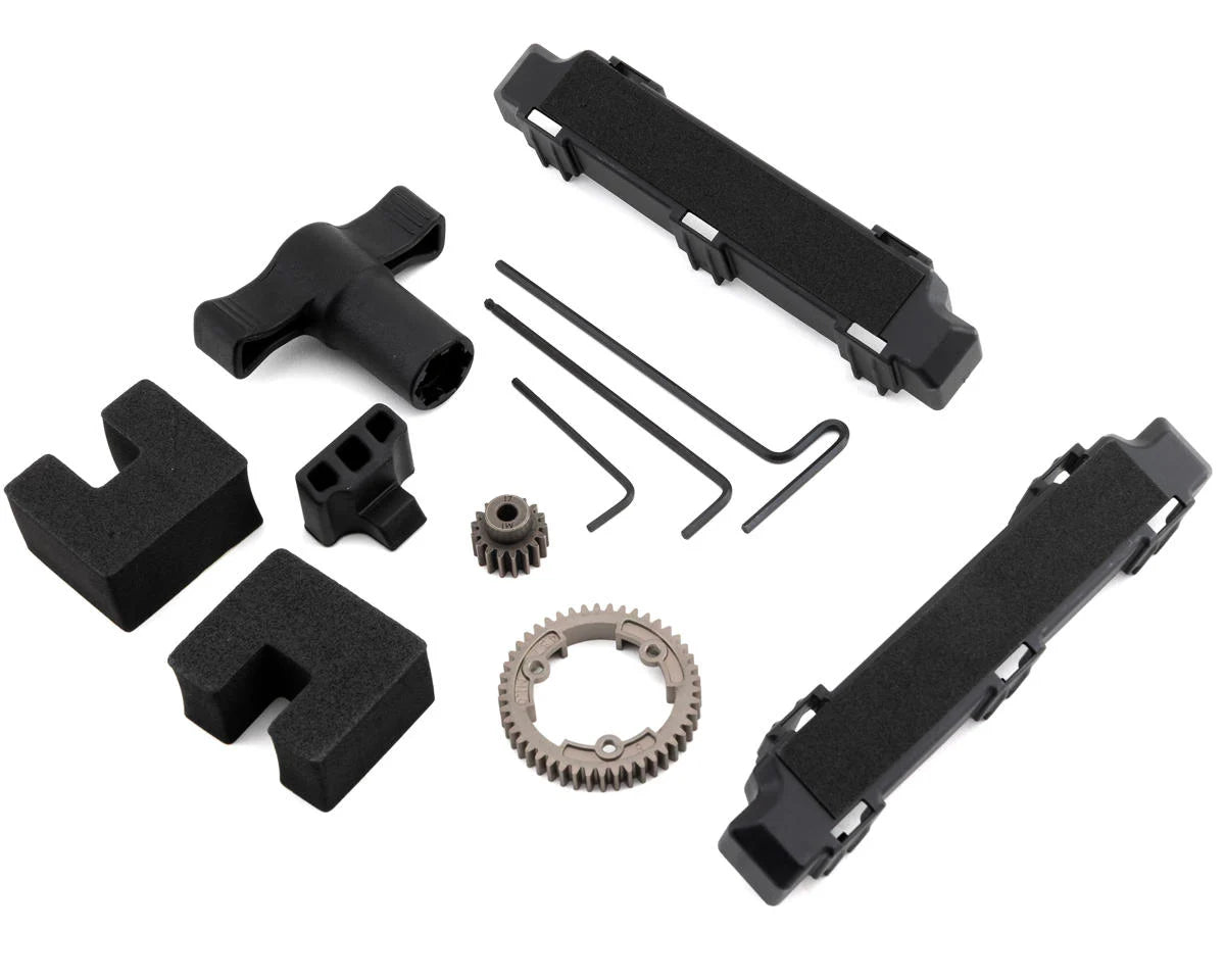 Traxxas - X-Maxx 8S 1/6 4WD Brushless RTR Monster Truck w/2.4GHz TQi Radio, TSM & Belted Tires, Naranja