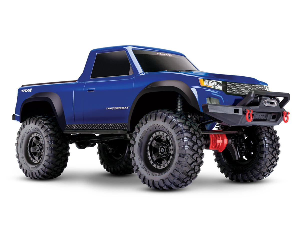 Traxxas - TRX-4® Sport 1/10 4WD RTR Scale Trail Rock Crawler w/XL-5™ HV ESC & TQ™ 2.4GHz Radio, Azul