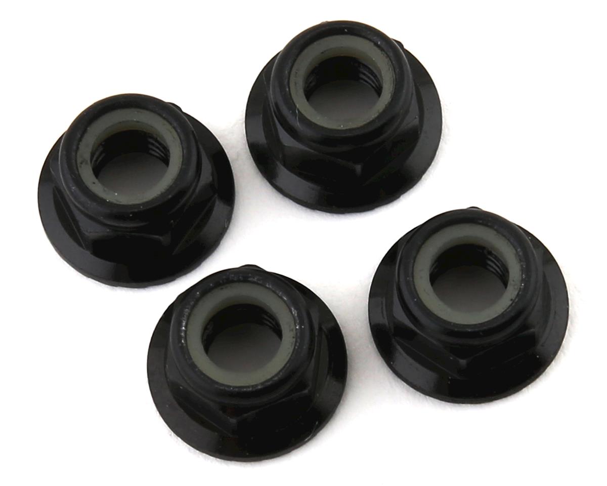 Traxxas - 5 mm Black Aluminum Serrated Lock Nuts (4)