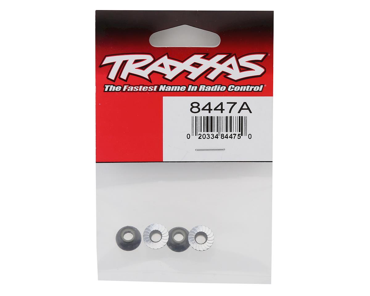 Traxxas - 5 mm Black Aluminum Serrated Lock Nuts (4)