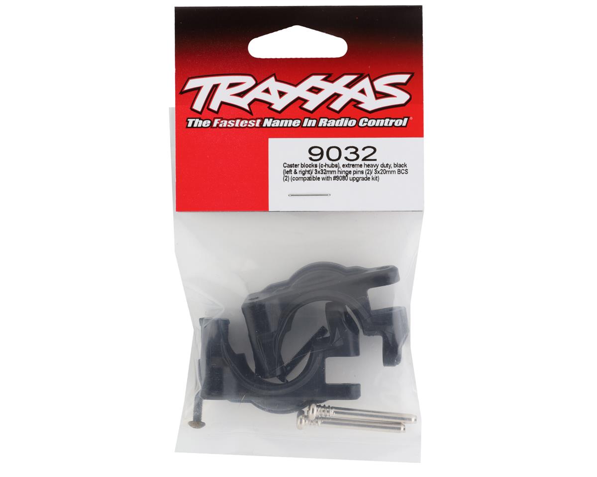 Traxxas - Black Extreme Heavy-Duty Caster Blocks (2)