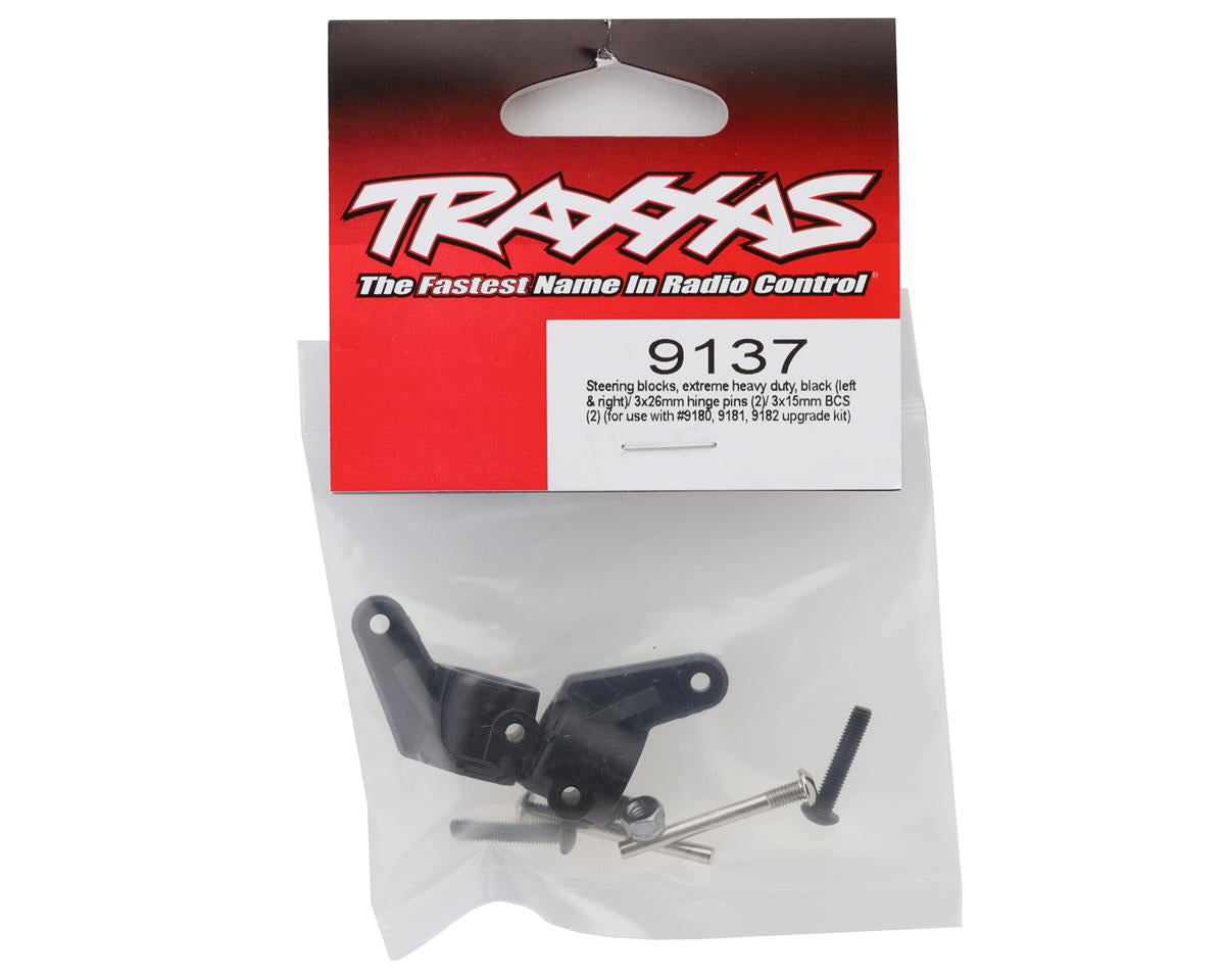Traxxas - HD Extreme Steering Blocks (Black) (2)