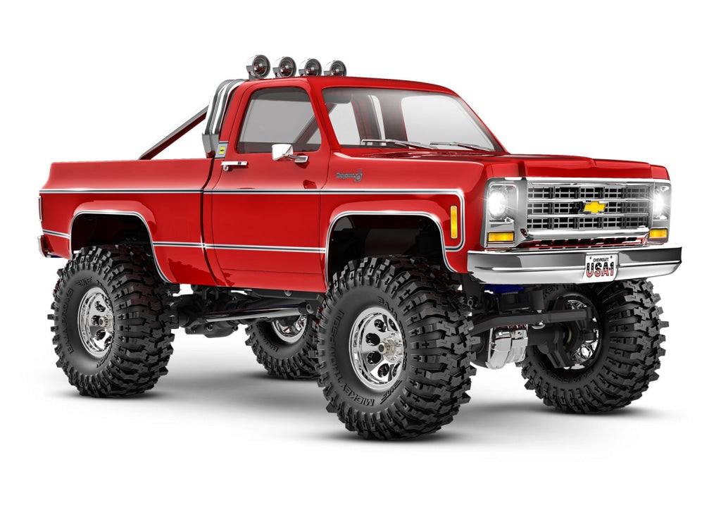 Traxxas - 1/18 Trx-4M Chevrolet K10 High Trail Roja En Existencia