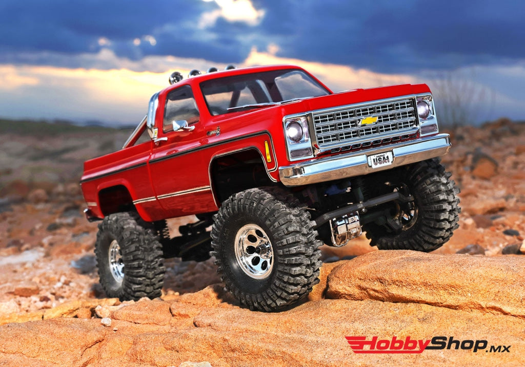 Traxxas - 1/18 Trx-4M Chevrolet K10 High Trail Roja En Existencia